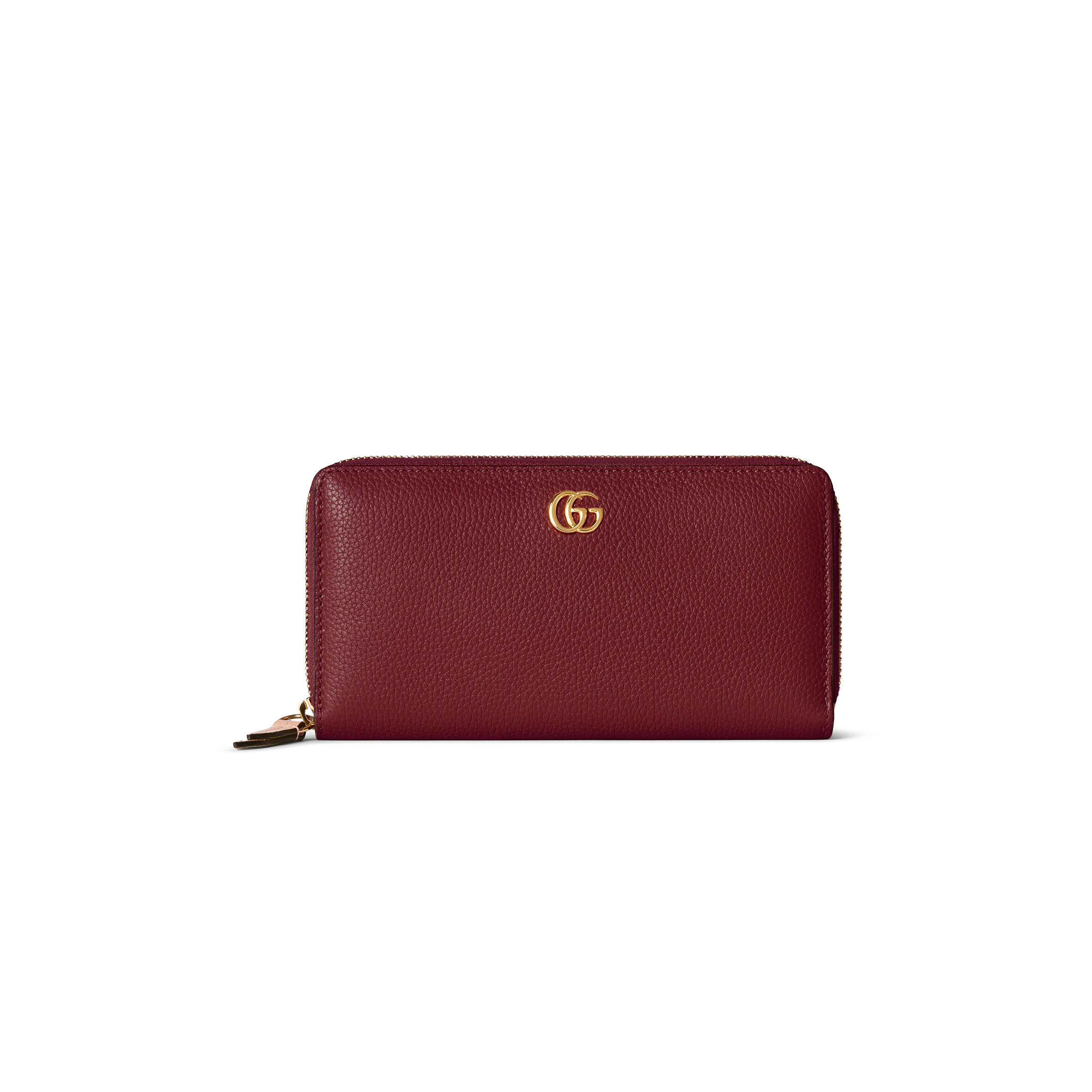 GUCCI BI-COLOR GG MARMONT ZIP AROUND WALLET 456117 (19*10.5*2cm)